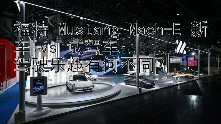 福特 Mustang Mach-E 新车 vs 试驾车：  
驾驶乐趣有何不同？